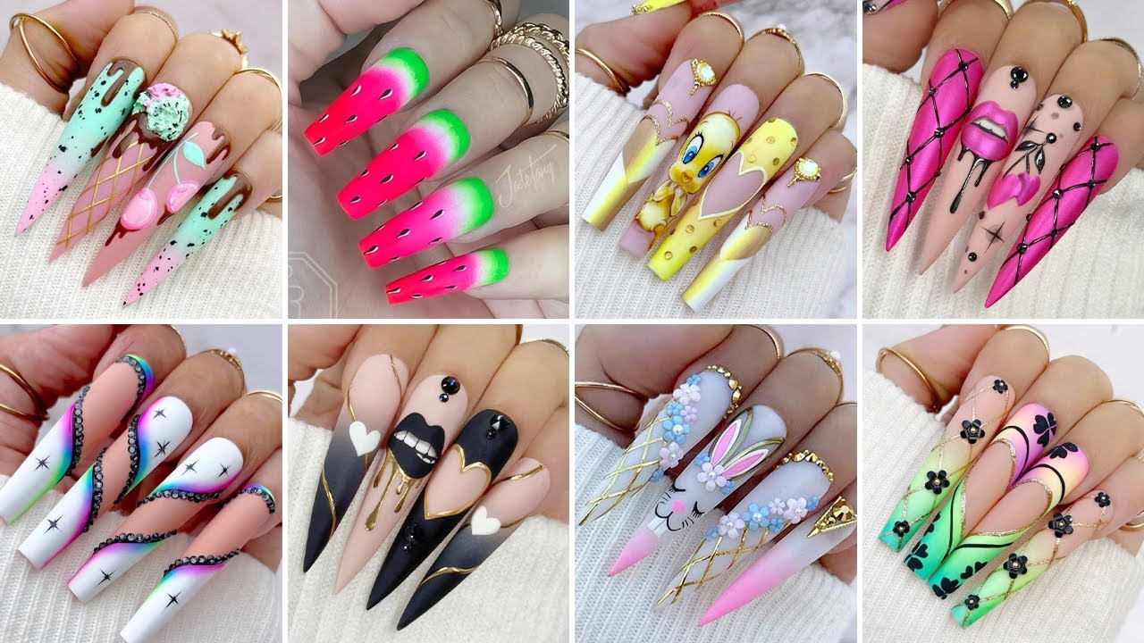 🔴[LIVE]🔴 💅Cute Cartoon, Neon Ombre & Ice Cream-Inspired Designs! 🍉Trending Nail Art Compilation 2025