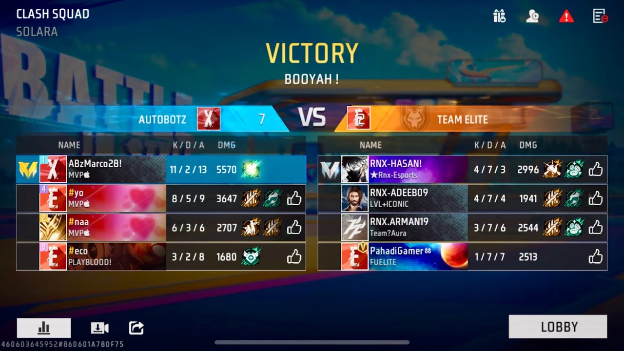 AUTOBOTZ ❤️ VS TEAM ELITE 💙| The best comeback in Solara cup🏆😱 || AbzMarco❤️💥🚀 [FULL MATCH]