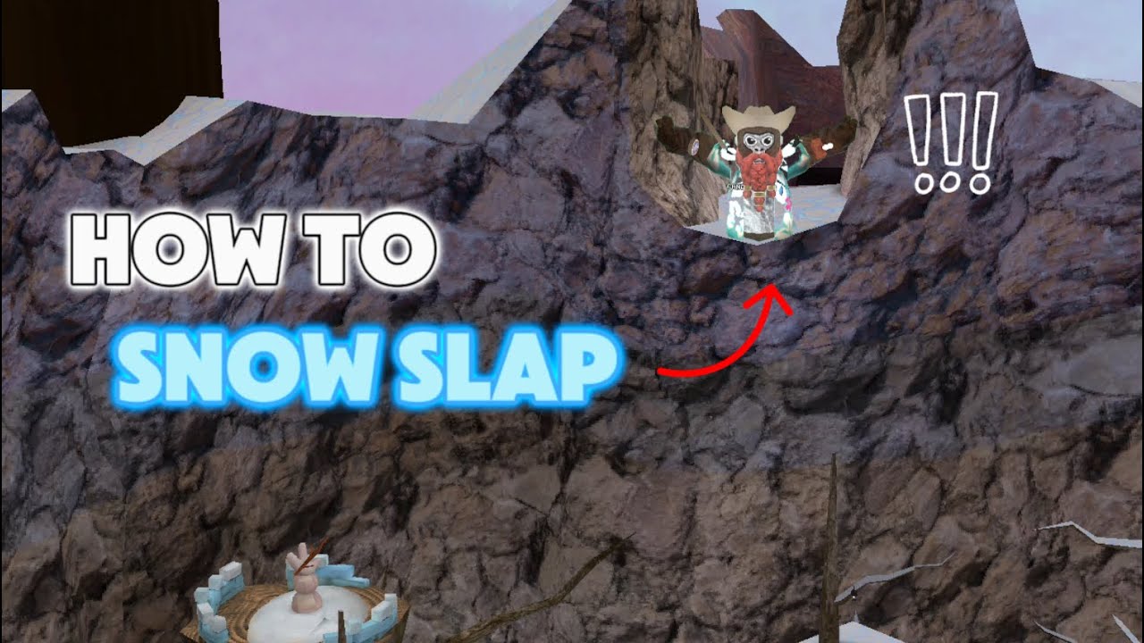 How to snow slap in Gorilla Tag