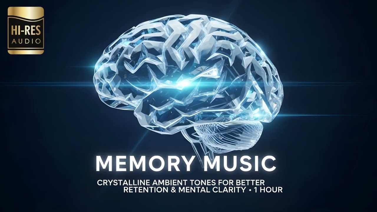 1 Hour of Memory Music 🍎: Crystalline Ambient Tones for Better Retention and Mental Clarity