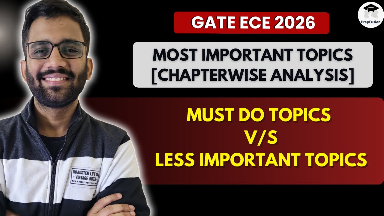 🔥Самые важные темы для GATE ECE || PrepFusion