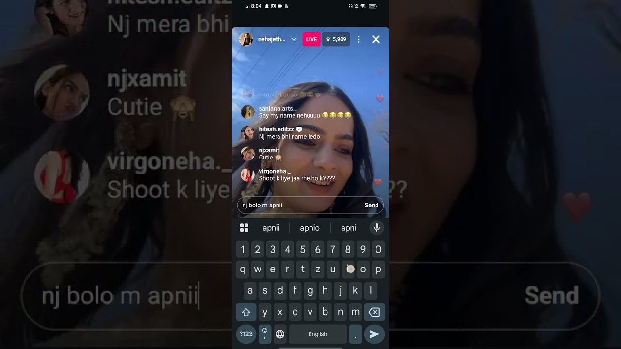 2nd prt 😭😭🙏🏻(neha jethwani instagram live video)2025 - ignore Krna meri typing 😭😭🙏🏻