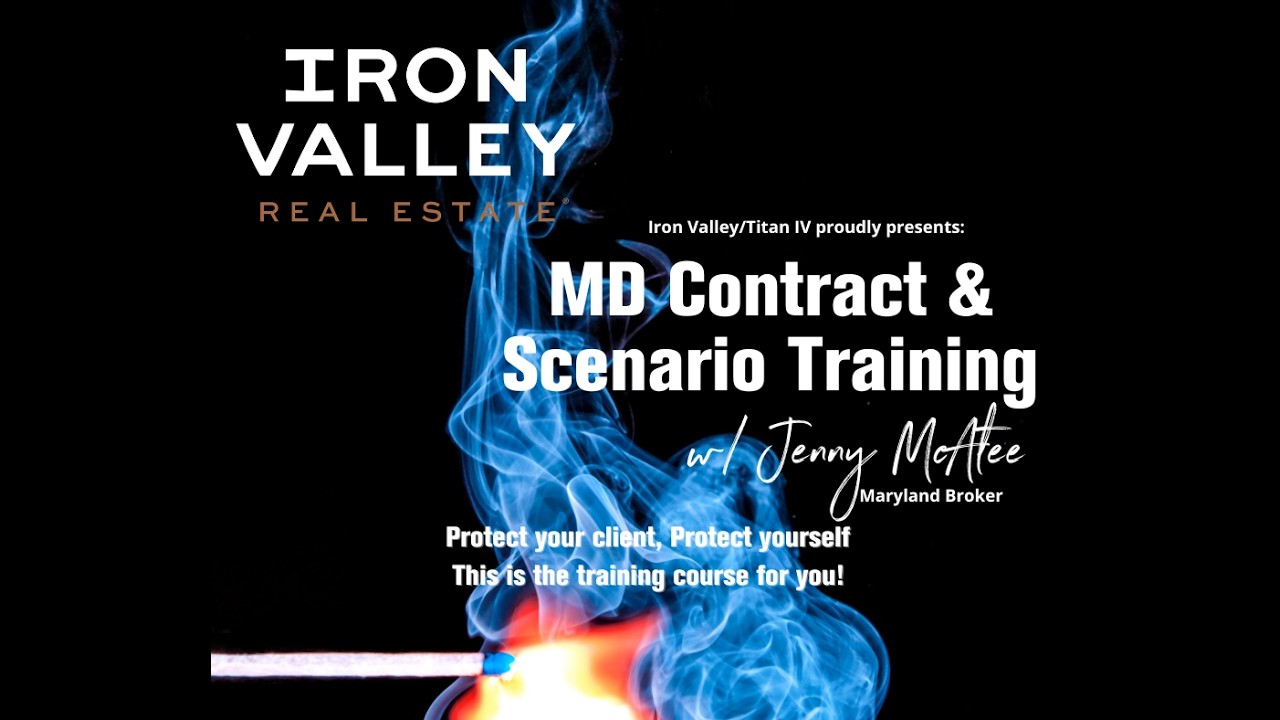 MD Contract Training with Broker Jenny McAtee (3-5-26)