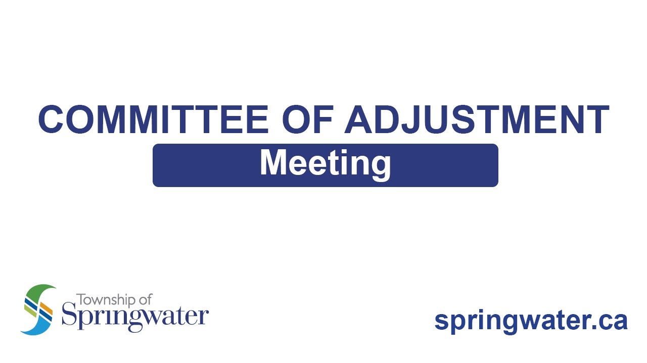 Committee of Adjustment - Jan 28, 2026