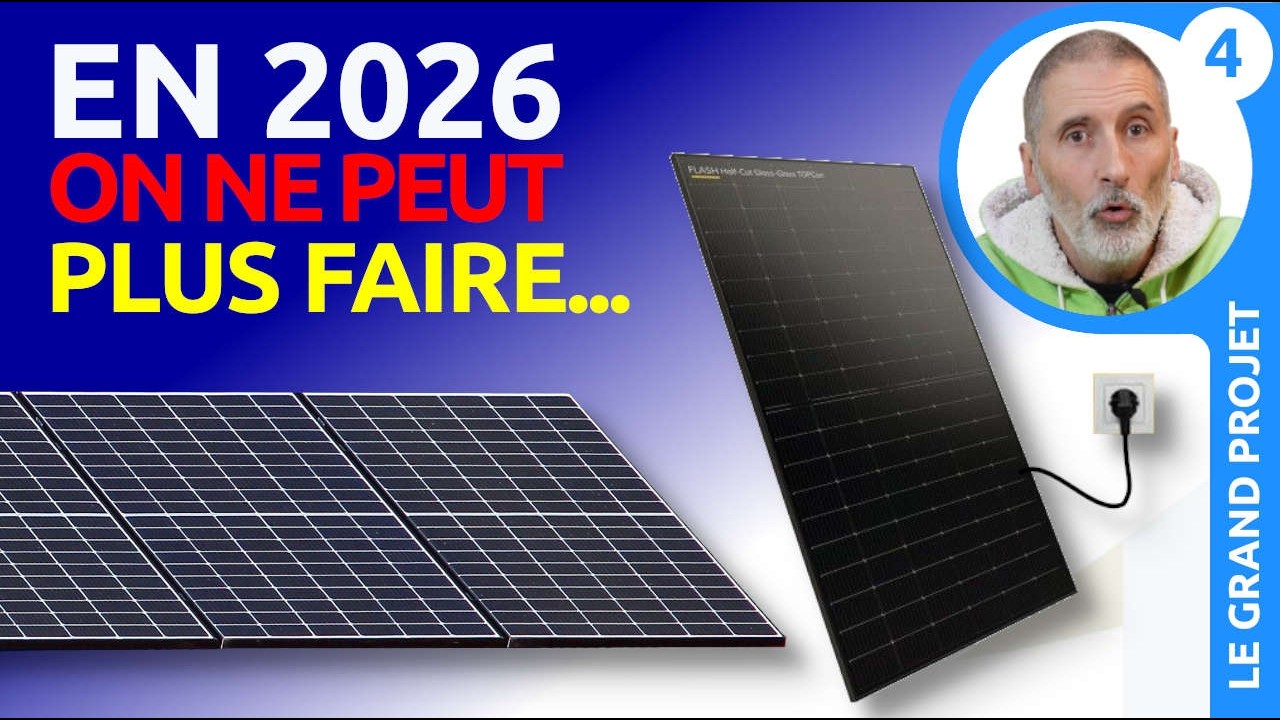 Photovoltaïque - Ce qu'on ne peut plus faire en 2026