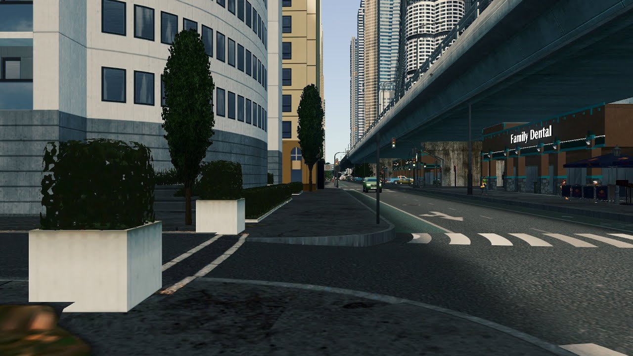35 commercial zones in the waterfront district - Cities Skylines Nouveau Springs LIVE STREAM pt 1