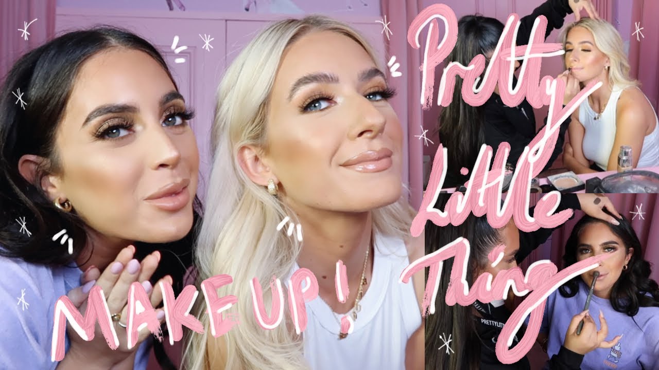 PLT MAKEUP ARTIST DOES OUR MAKEUP!!! | Sophia and Cinzia