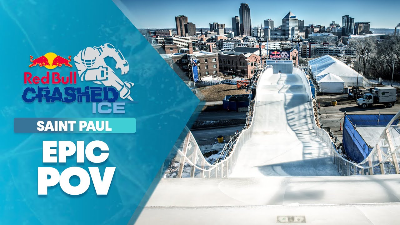 POV Crashed Ice Carnage In Saint Paul | GoPro View | Red Bull Crashed Ice
