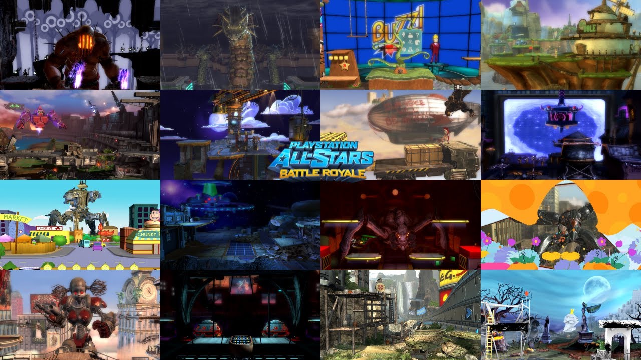 Every Transition Hazard in Every Stage - PlayStation All Stars Battle Royale