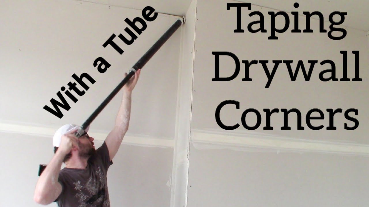 Taping Drywall Corners with a Tube