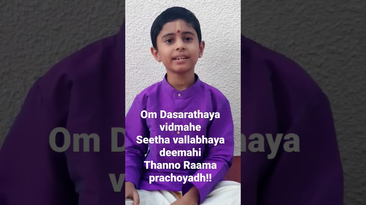 Easy sloka for kids to learn - Part 3