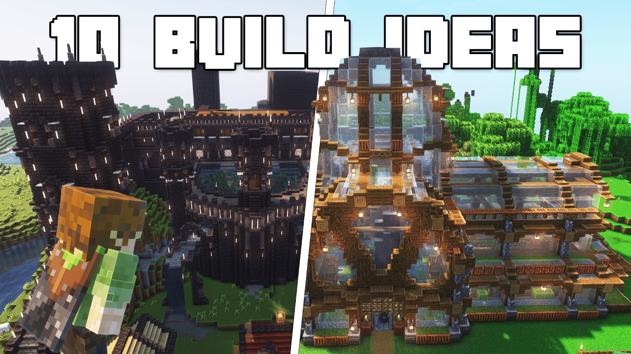 10+ Build Ideas for your Minecraft Survival World | 1.21.5