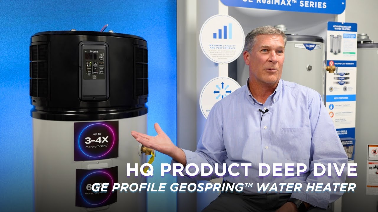 GE Profile™ GeoSpring™ Smart Hybrid Heat Pump Water Heater | Builder Innovator HQ Product Deep Dive