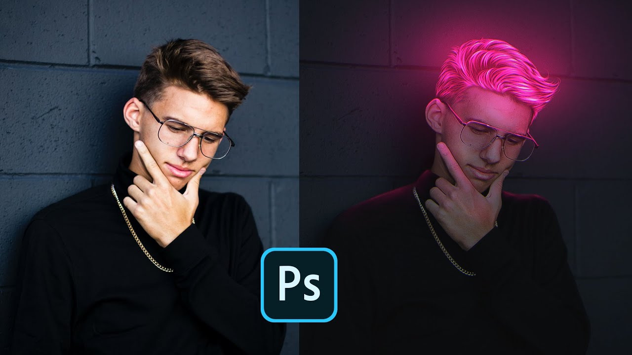 Creating Glowing Hair in Photoshop!