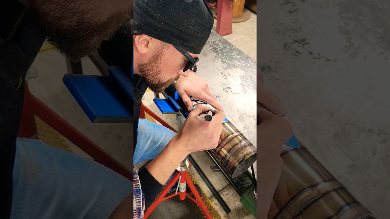 stenciling 101 💥 #onthemove #youtubeshorts #welding #youtube #art #creative #fabrication