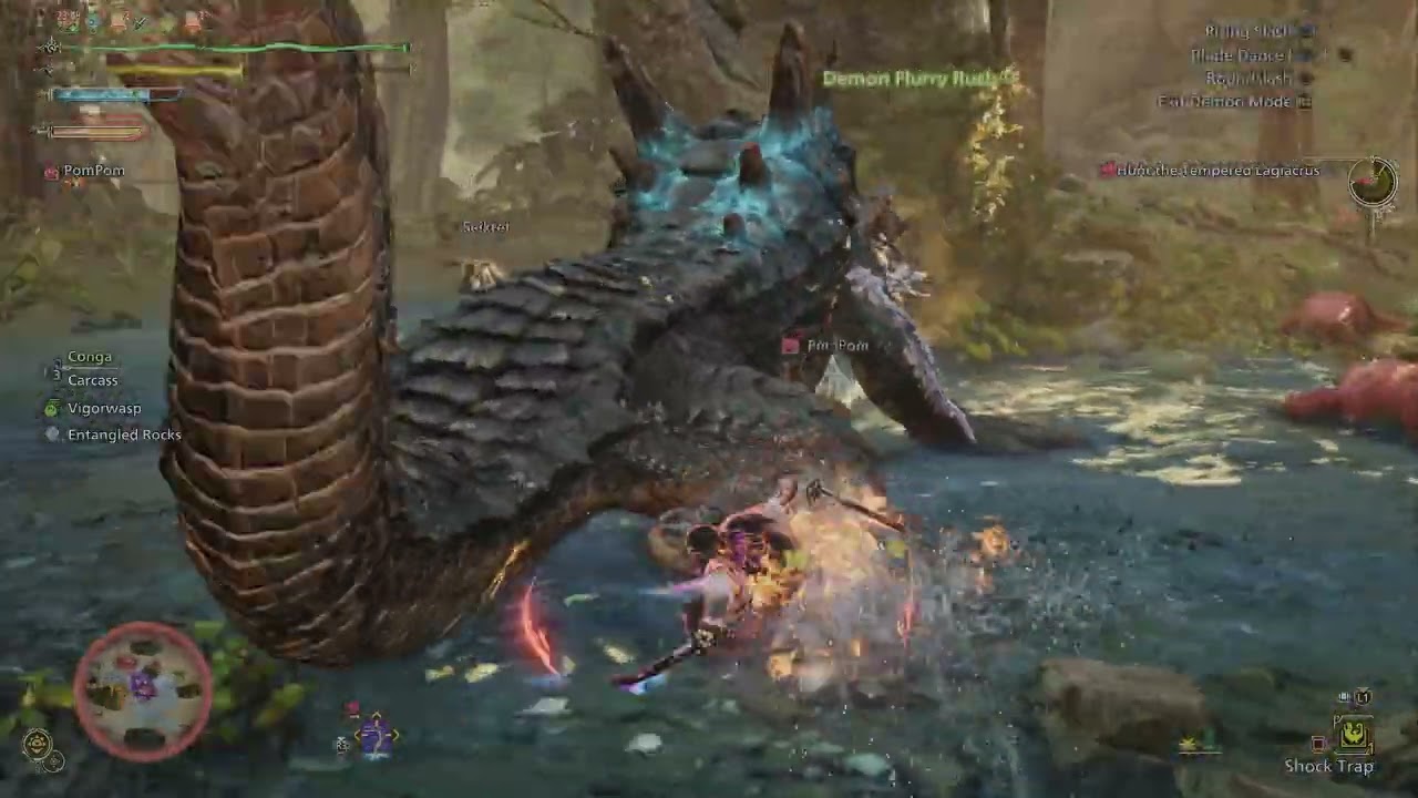 MH Wilds (TU2): Dual Blade VS 5* Tempered Lagiacrus (Solo: 14min 37sec, 0 Death)