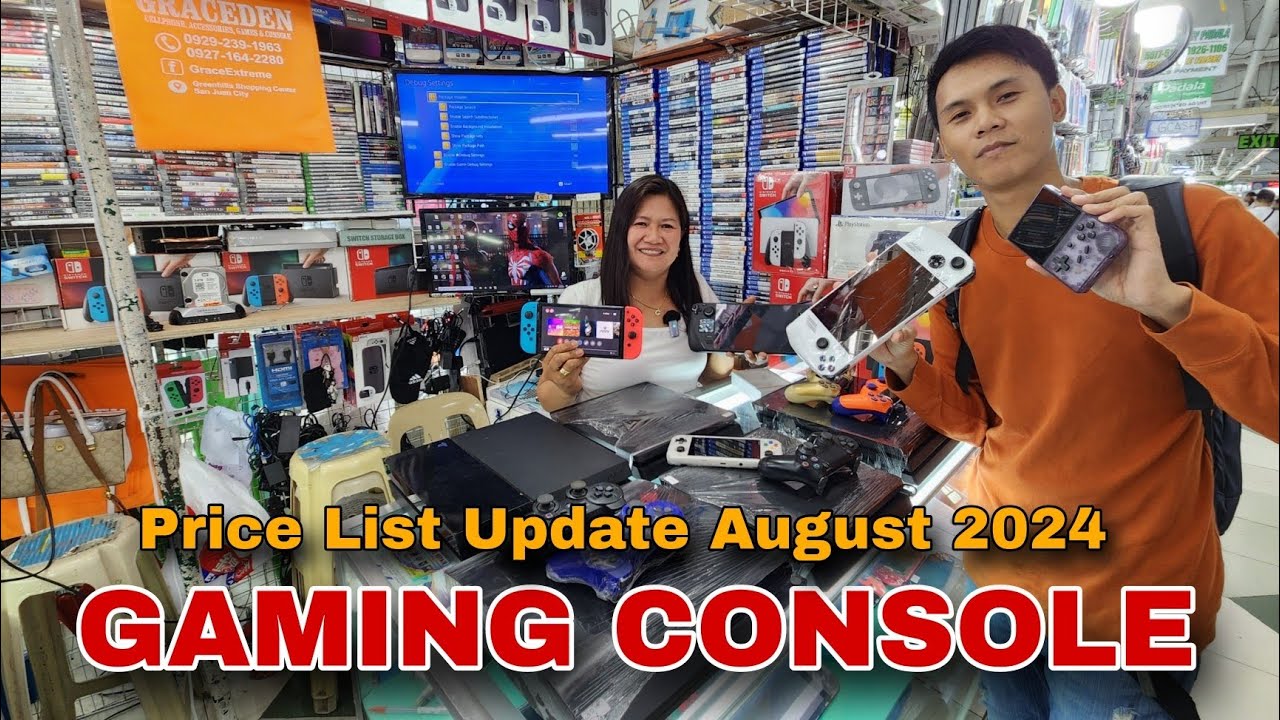 GAMING CONSOLE | Price List Update August 2024 | PS3, PS4 Series  | Steam Deck | ROG Ally