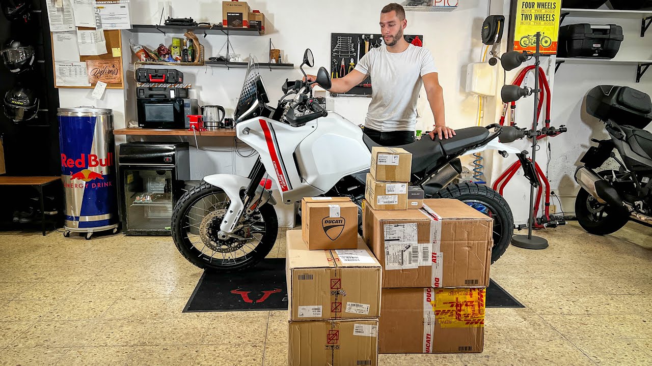 Ducati DesertX Accessories - Get Ready to Ride the Canary Islands