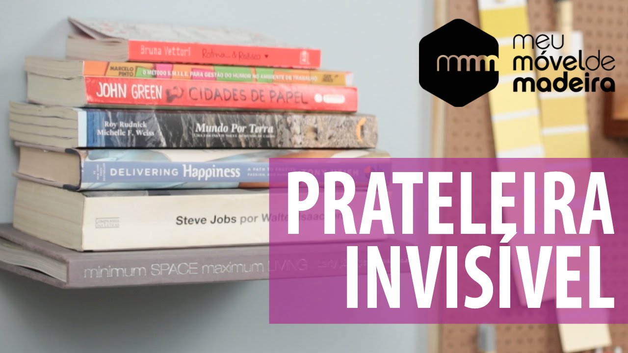 DIY: Prateleira de Livros Invisível