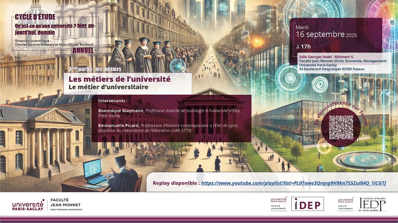 6.2. Les métiers – Le métier d’universitaire – Emmanuelle Picard