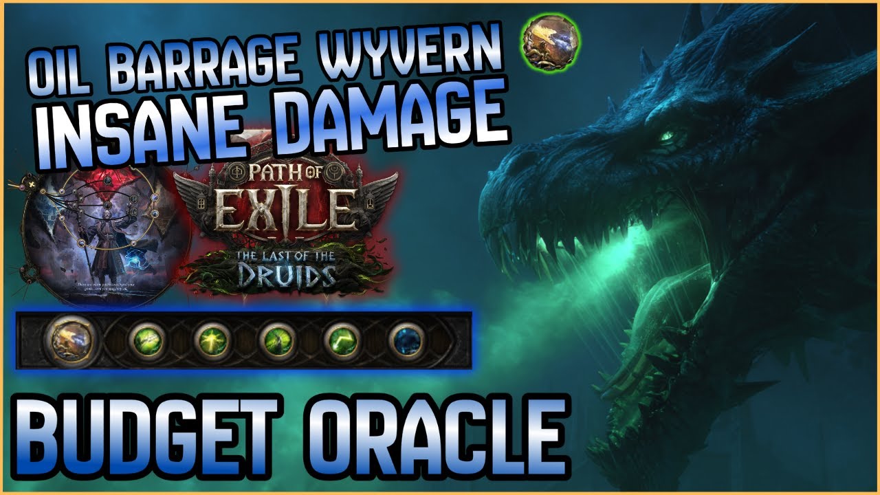 Oil Barrage Oracle Insane Damage Full Screen AOE Druid Path of Exile 2 0.4 Last of the Druids