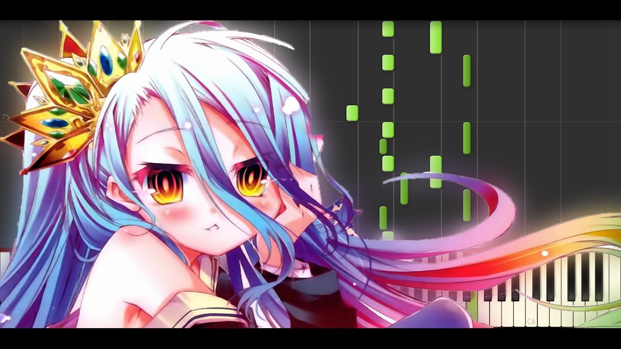 This game - No game no life Opening [Piano cover] // Synthesia