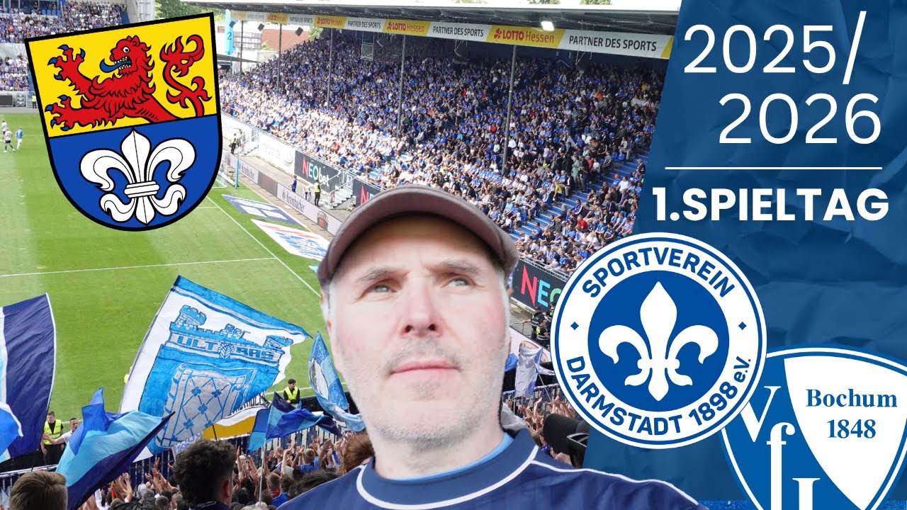 Schmach in Spiel1 Darmstadt- Bochum Stadionvlog
