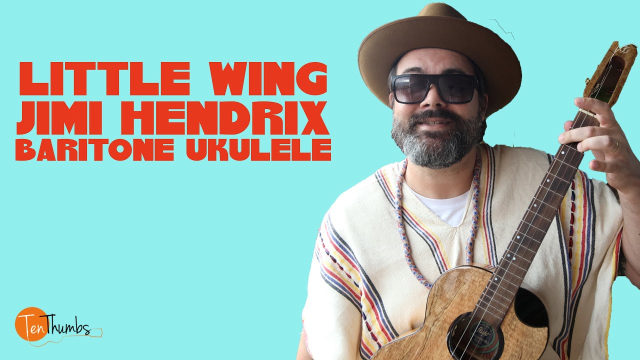 Jimi Hendrix - Little Wing - Baritone Ukulele Tutorial with Tabs