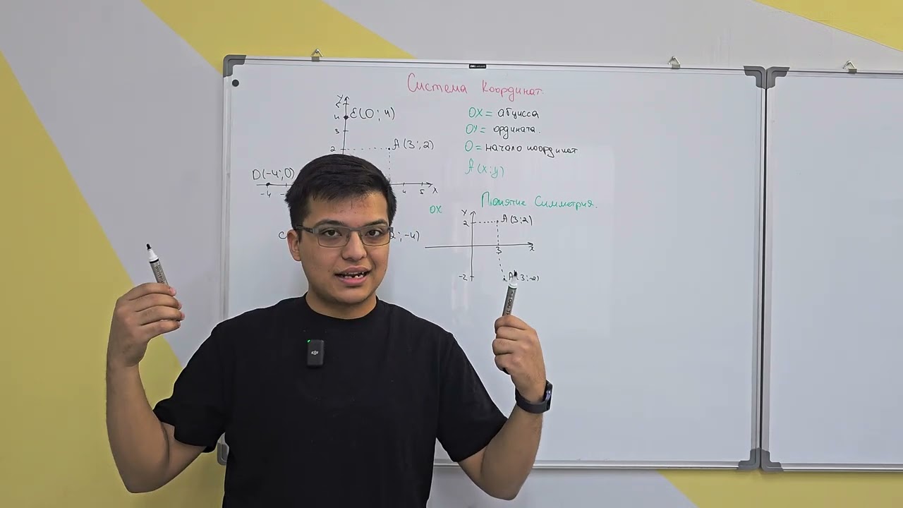 Урок 1. 8 класс. Система координат. Ч1.