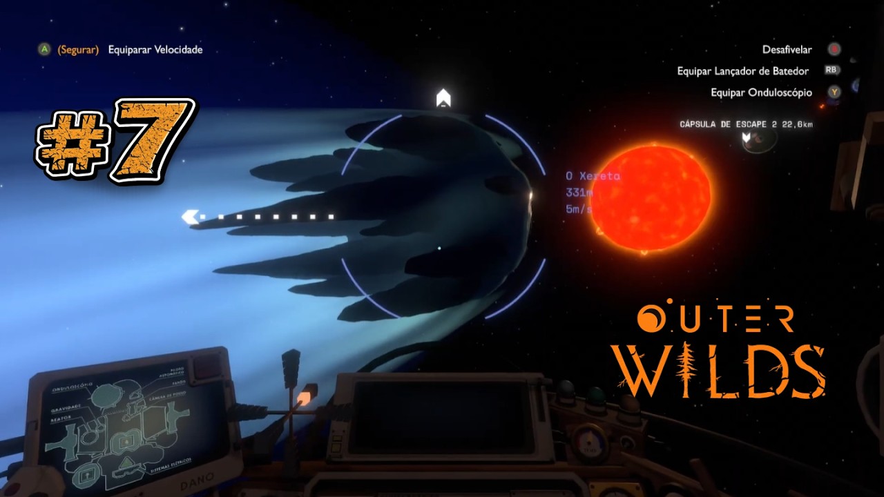 Outer Wilds - #7 - Só derrota nesse loop: fuçando no Xereta e Gêmeos da Ampulheta