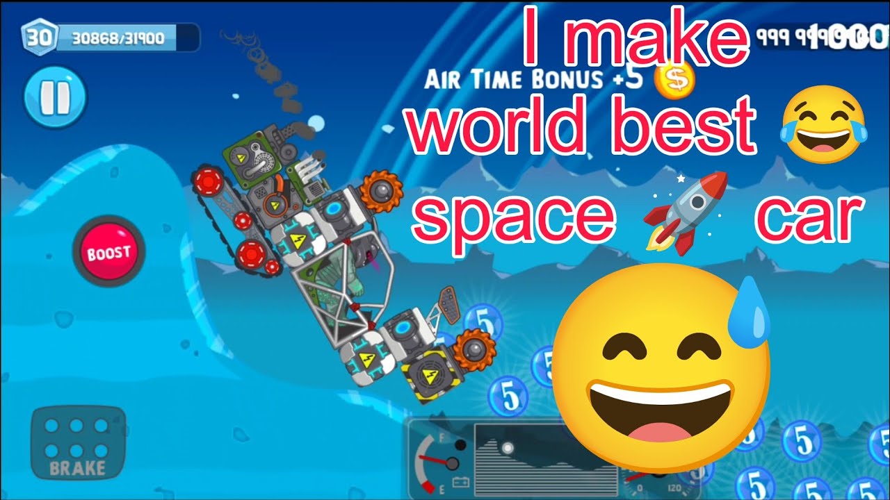 I make world best space 🚀 car Rovercraft game 🎯 gameplay 🔥 [1080P 60FPS]