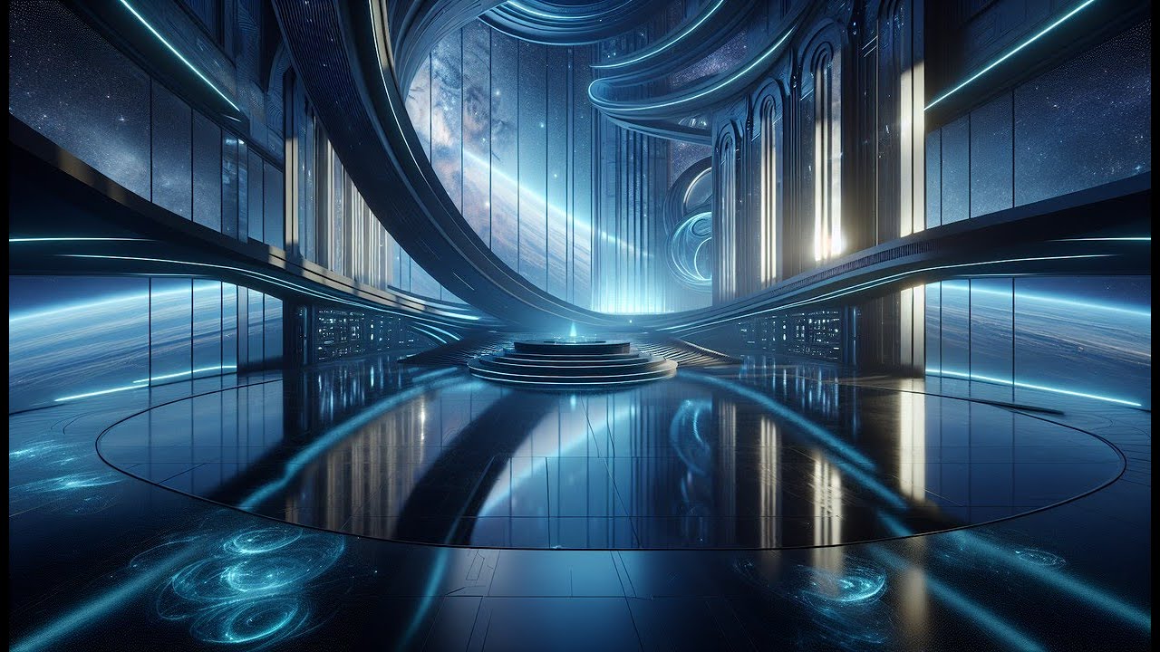 Cosmic Cruise Deck | Calm Sci-Fi Sounds + Studying