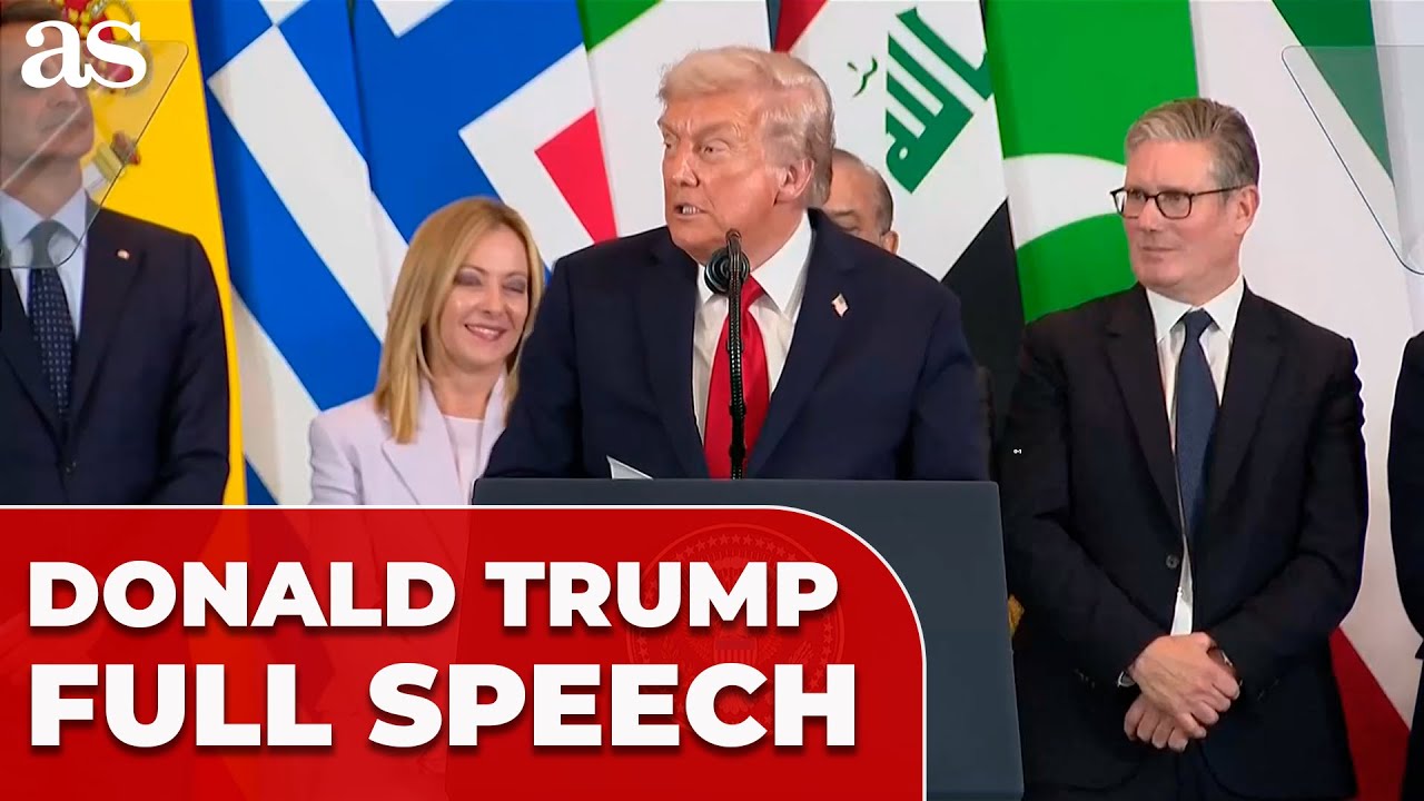 TRUMP delivers POWERFULL SPEECH following GAZA PEACE DEAL in EGYPT