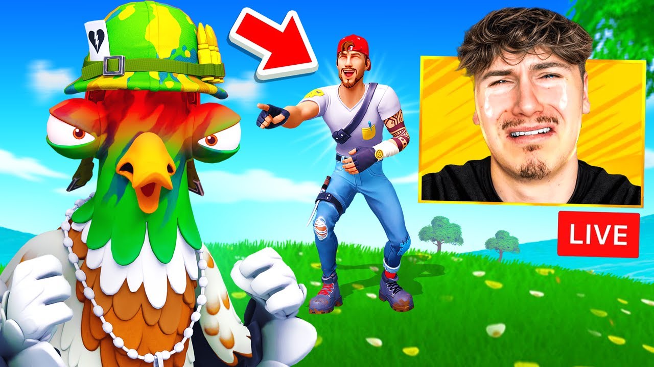 Je STREAMHACK KEVKO sur FORTNITE ! (Il rage)