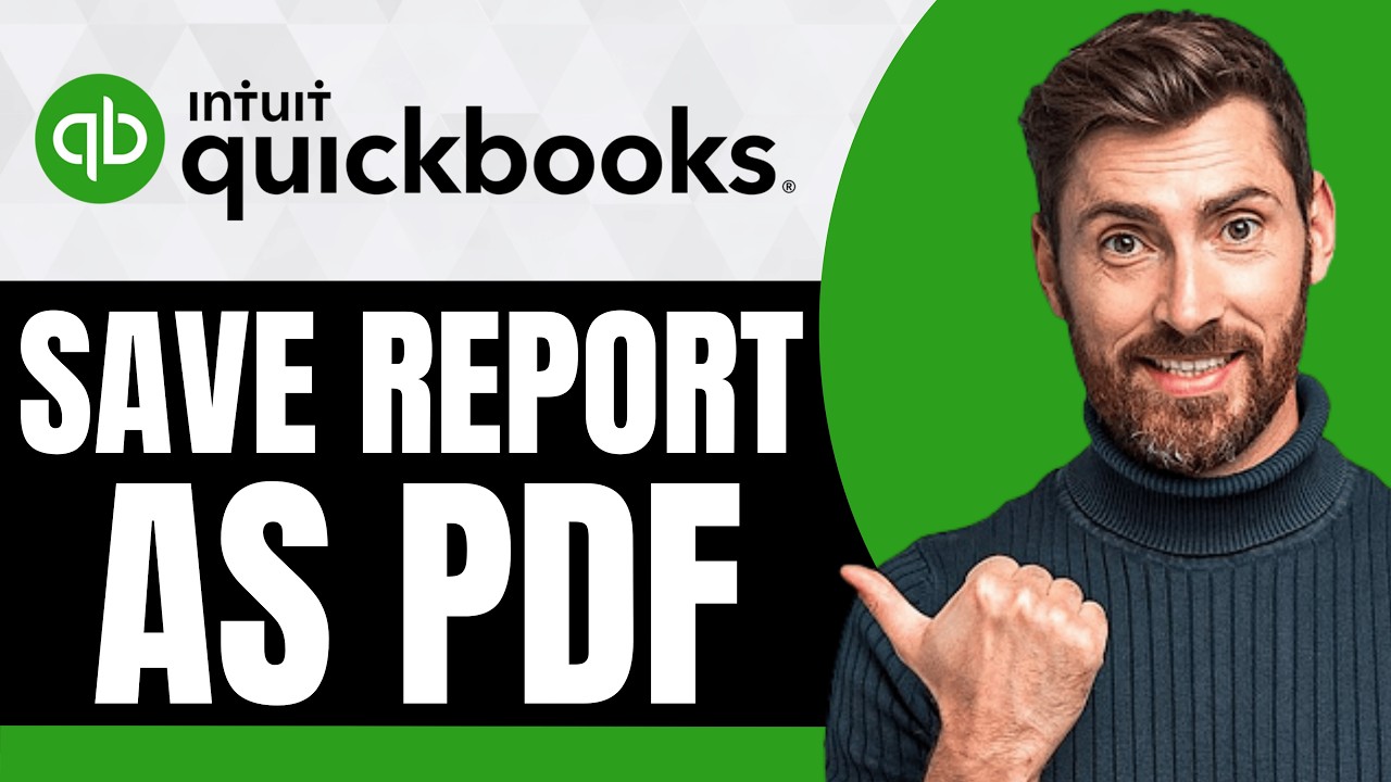 How to Export & Save QuickBooks Online Reports as PDF [NEW 2026 Guide]