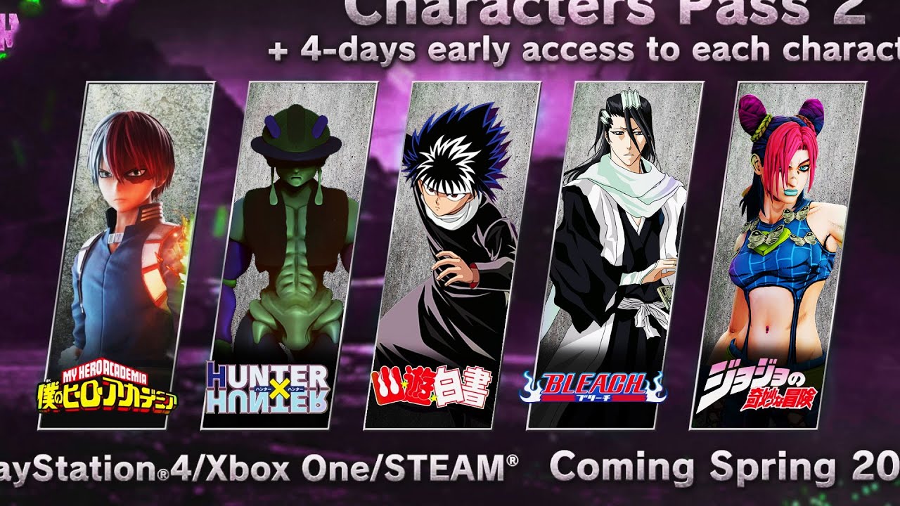 JUMP FORCE SEASON 2 DLC CHARACTER PREDICTIONS!