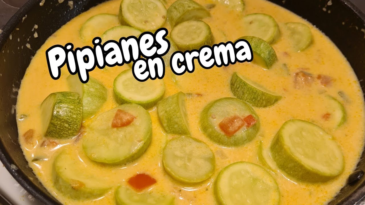 PIPIANES EN CREMA | CALABACITAS