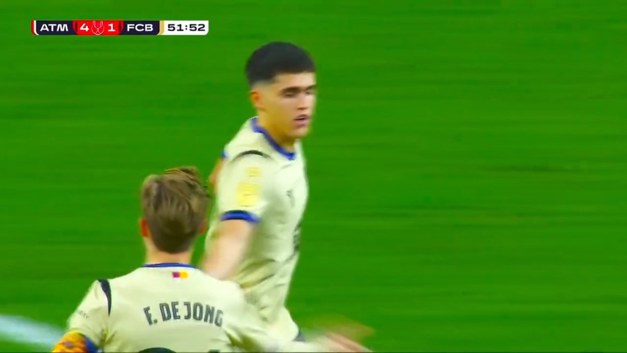 Pau Cubars&iacute; Goal | Gol de Pau Cubars&iacute; Hoy | Atl&eacute;tico Madrid vs Barcelona 4-0 | Copa del Rey 2025/26