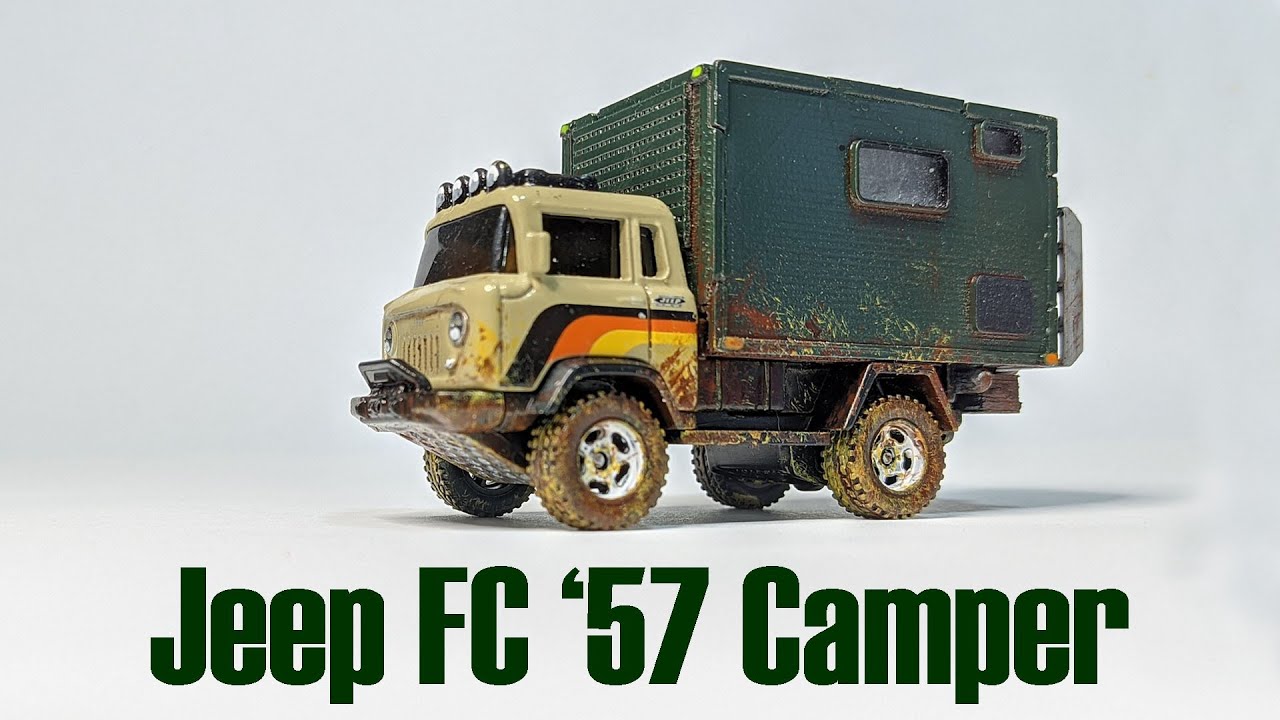 Hot Wheels '57 Jeep FC Camper Mod