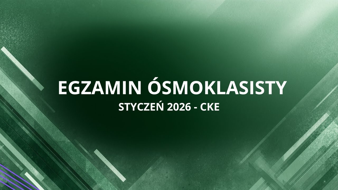 EGZAMIN ÓSMOKLASISTY MATEMATYKA 2026 styczeń - CKE || Rozwiązania