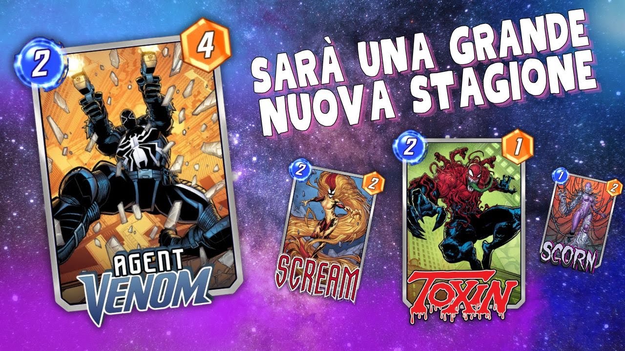 AGENT VENOM APRE LA STAGIONE DEI SIMBIONTI! UNA SEASON RICCA DI CARTE E NOVITÀ