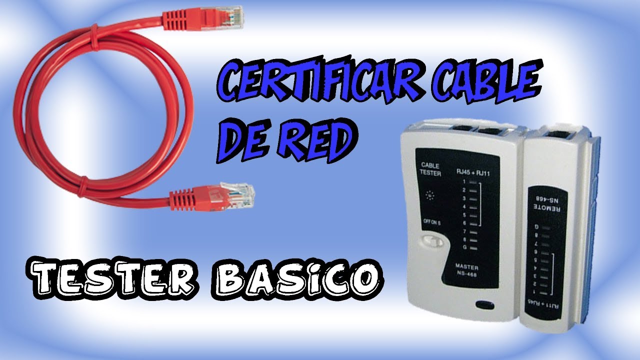 Como verificar cable de red Directo | Tester basico | Norma T568 B