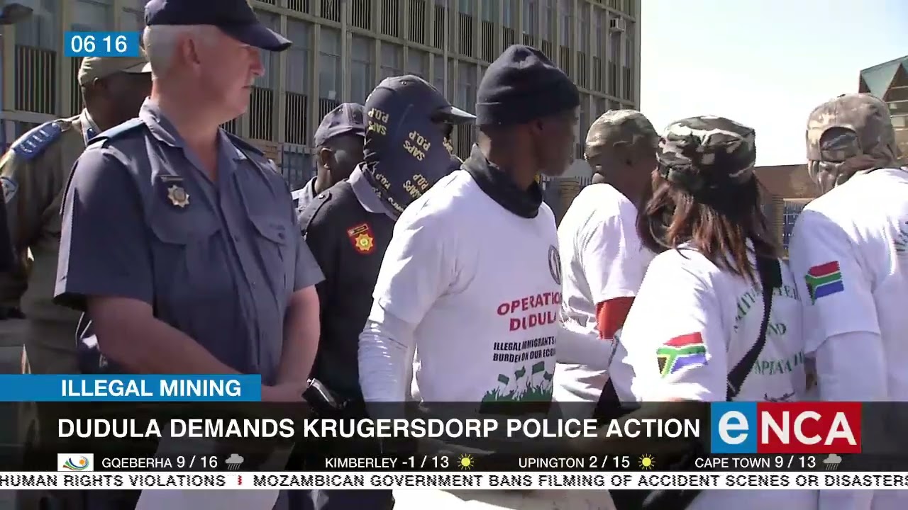 Illegal Mining | Dudula demands Krugersdorp police action