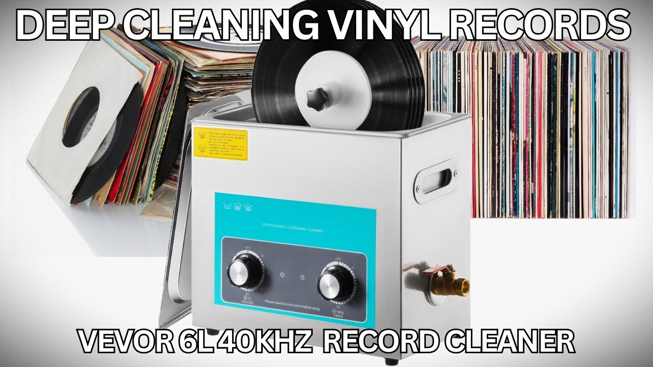 Deep Cleaning Vinyl Records with Ultrasonic Sound – VEVOR Ultrasonic Vinyl Record Cleaner Review