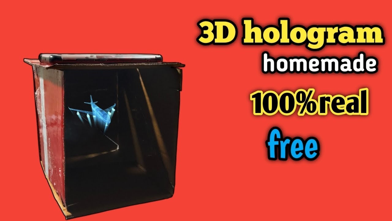 How to Make a 3D Hologram Projector at Home 🔮 | Easy DIY Hologram Hack