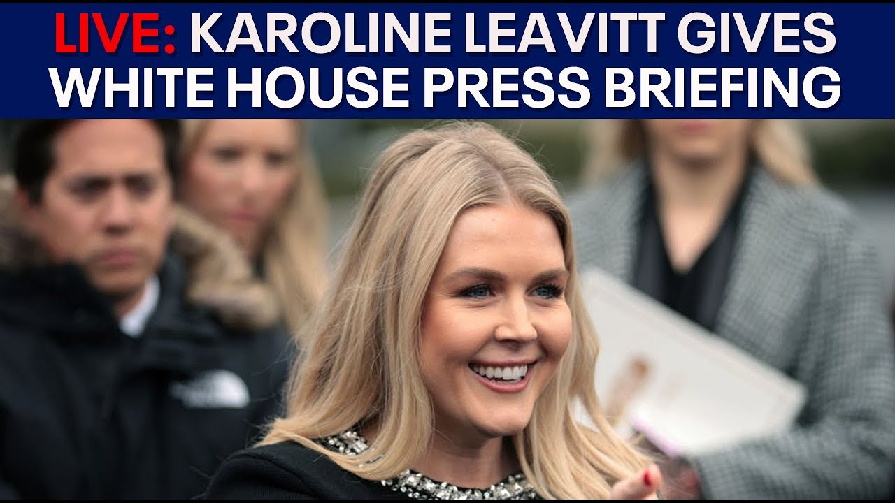 LIVE l Karoline Leavitt White House press briefing