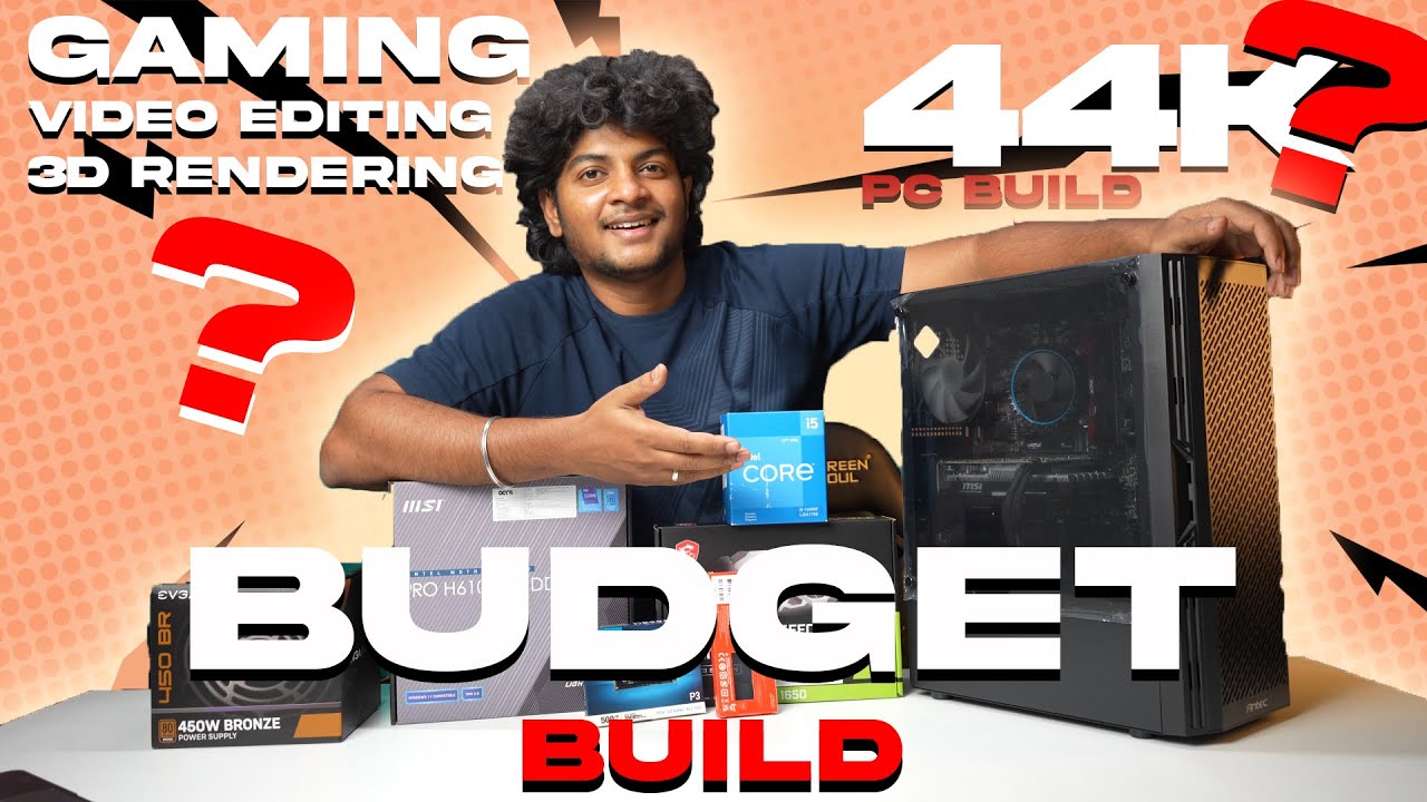 44,000 ரூபாய் Gaming/Editing PC Build 2024 |intel i5 12400f,GTX 1650 |SRVTWiz PC Industries