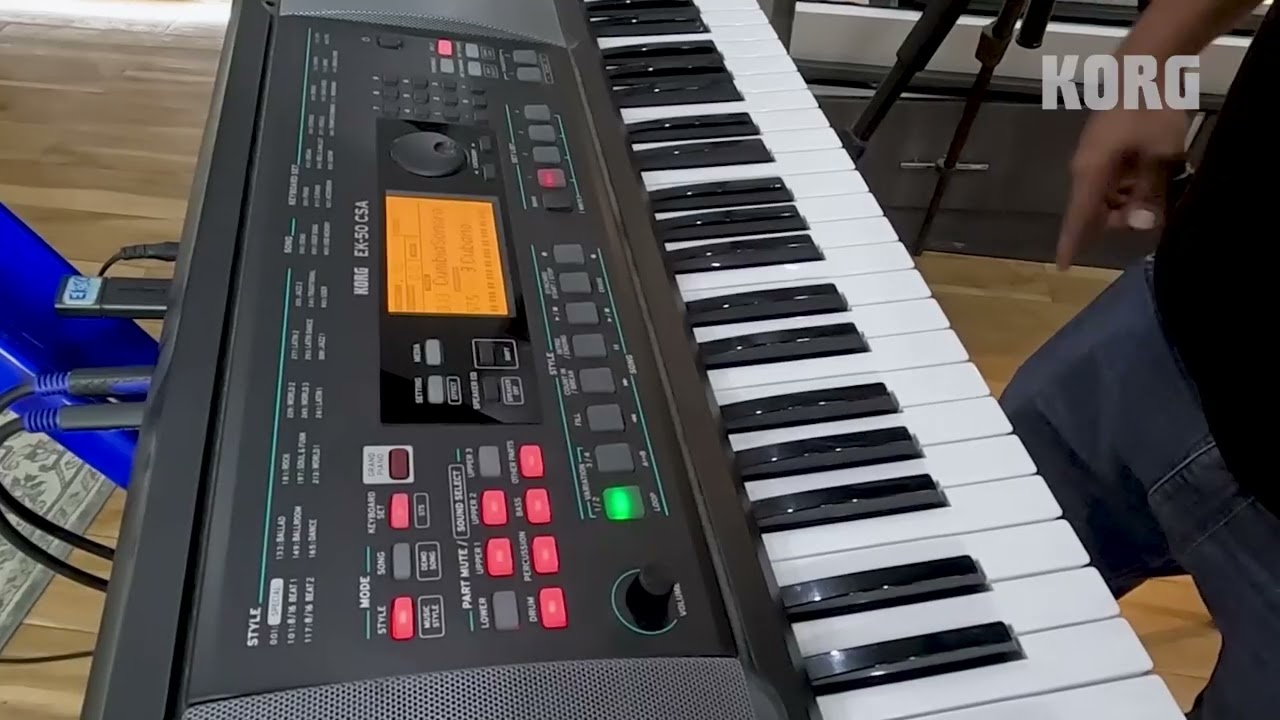 Nueva Actualización en Korg  EK-50 Series