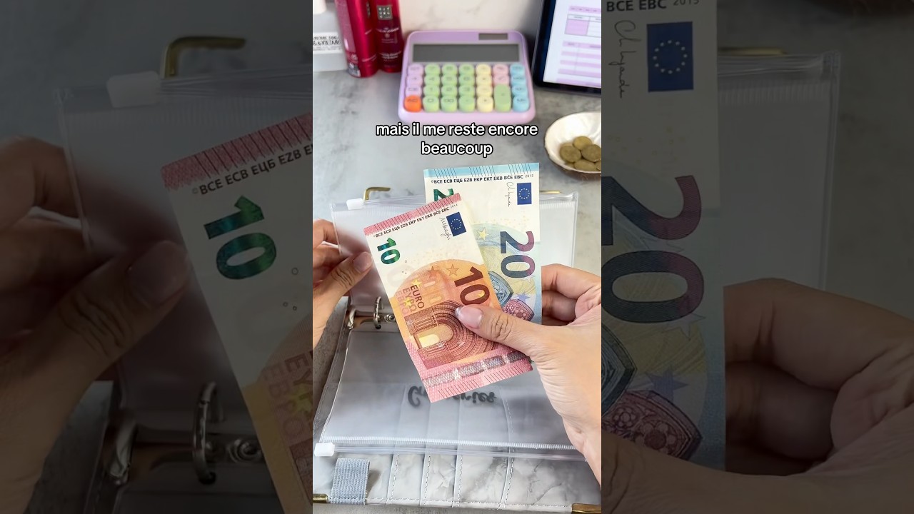 Combien j&rsquo;ai r&eacute;ussi &agrave; &eacute;conomiser ce mois gr&acirc;ce &agrave; mon budget planner ? 🥰 Iien sur ma cha&icirc;ne 🍀