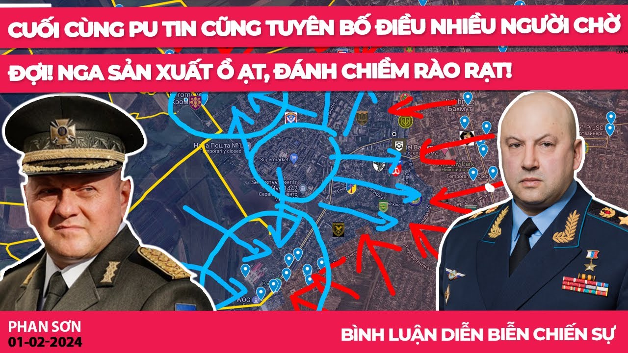 Cuối cùng Pu Tin cũng tuyên bố điều nhiều người chờ đợi! Nga sản xuất ồ ạt, đánh chiềm rào rạt! 1-2